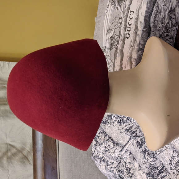 Gucci transparent panel visor Hat red Visiera Show - Picture 2 of 8